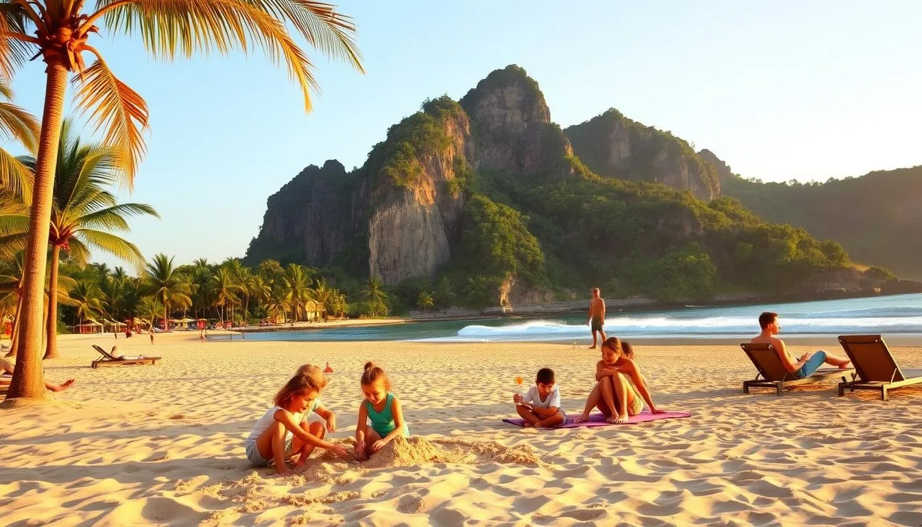Family beach trips