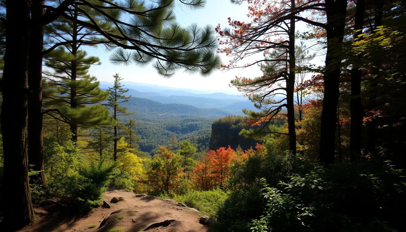Hidden overlook in North Georgia Hidden overlook in North Georgia