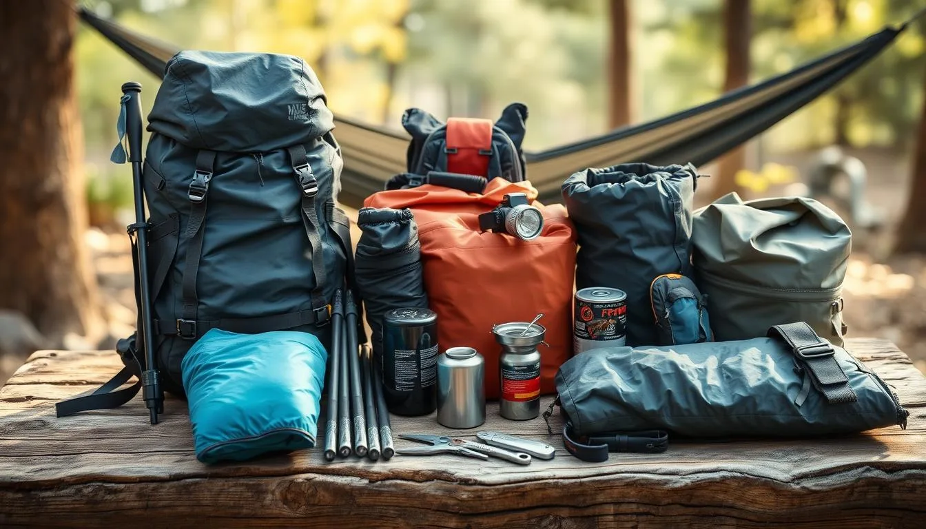 Ultralight Hiking Gear Components