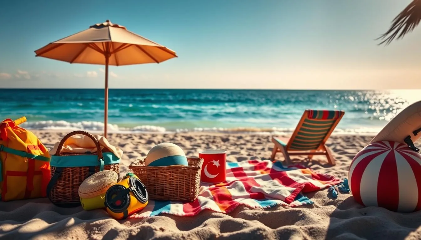 beach trip packing list for family
