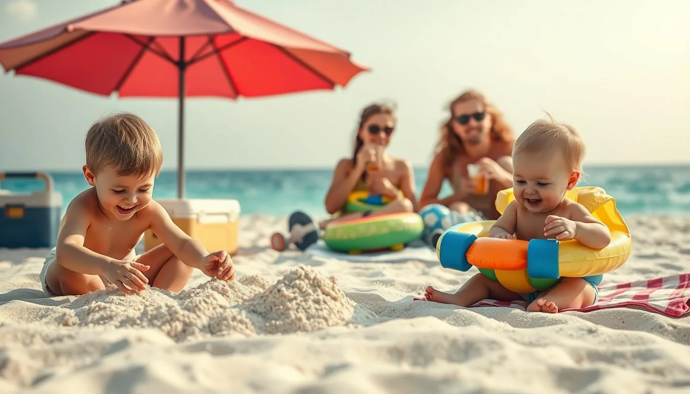 family beach trip must haves