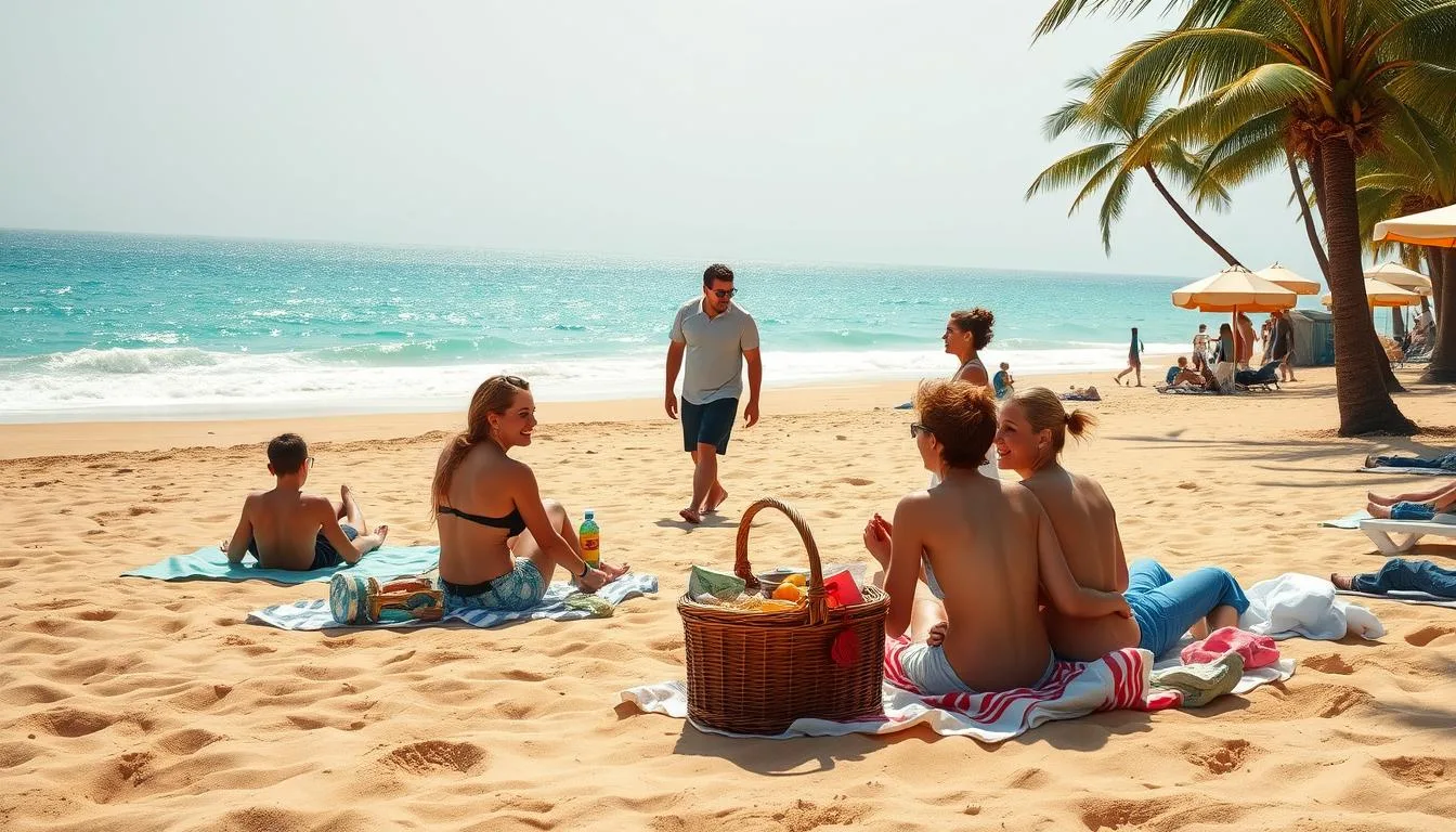 save money beach vacation